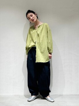 COMME CA ISM STAFFさん(レディース・151cm)の夏コーディネート