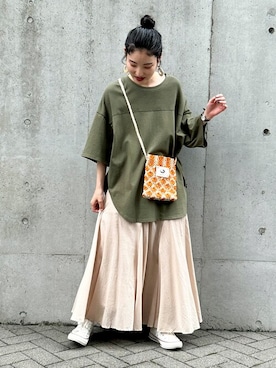 COMME CA ISM STAFFさん(レディース・151cm)の夏コーディネート