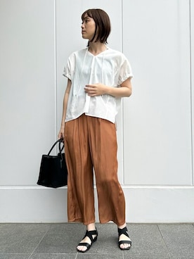 COMME CA ISM STAFFさん(レディース・168cm)の夏コーディネート