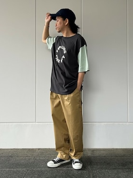 COMME CA ISM STAFFさん(メンズ・162cm)の夏コーディネート