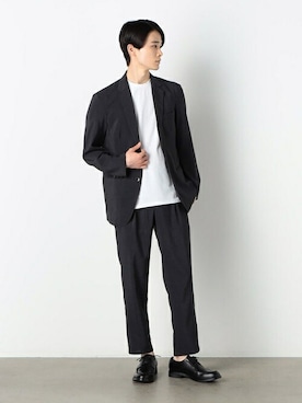 「COMME CA ISM（コムサイズム）のアイテム（ジャケット/アウター）」を使った、COMME CA ISM STAFFさん（メンズ・177cm）の夏コーディネート