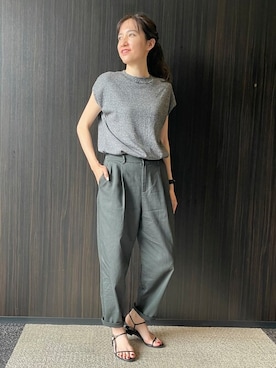 COMME CA ISM STAFFさん（レディース・168cm）の夏コーディネート