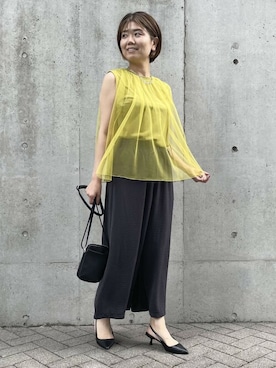 COMME CA ISM STAFFさん（レディース・161cm）の夏コーディネート