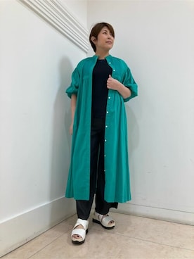 COMME CA ISM STAFFさん（レディース・162cm）の夏コーディネート