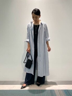 COMME CA ISM STAFFさん（レディース・156cm）の夏コーディネート