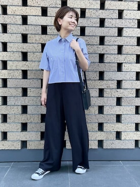 COMME CA ISM STAFFさん(レディース・161cm)の夏コーディネート
