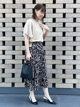 「Comme　Ca　Mature（コムサマチュア）のアイテム」を使った、COMME CA ISM STAFFさん（レディース・168cm）の夏コーディネート