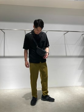 「COMME CA ISM（コムサイズム）のアイテム」を使った、COMME CA ISM STAFFさん（メンズ・178cm）の夏コーディネート