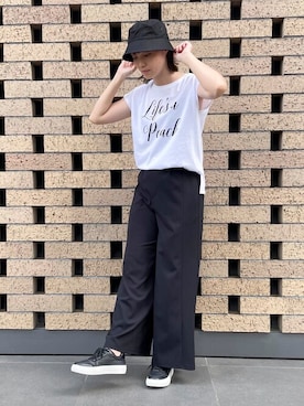 COMME CA ISM STAFFさん(レディース・168cm)の夏コーディネート