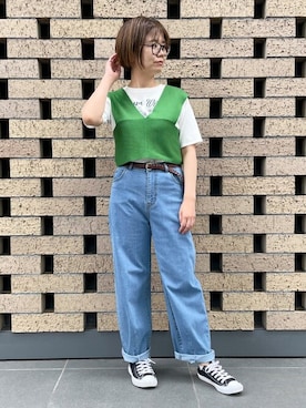 COMME CA ISM STAFFさん（レディース・161cm）の夏コーディネート