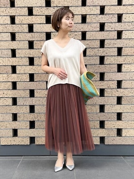 COMME CA ISM STAFFさん(レディース・161cm)の秋コーディネート