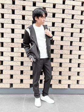 「COMME CA ISM（コムサイズム）のアイテム（ジャケット/アウター）」を使った、COMME CA ISM STAFFさん（メンズ・173cm）の秋コーディネート