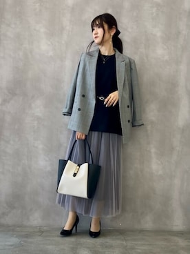 COMME CA ISM STAFFさん（レディース・160cm）の秋コーディネート