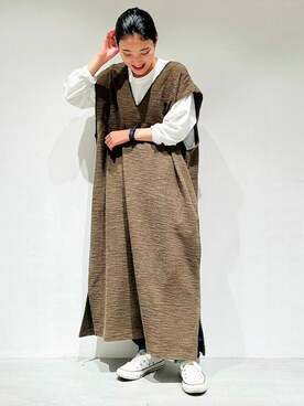 COMME CA ISM STAFFさん（レディース・151cm）の秋コーディネート