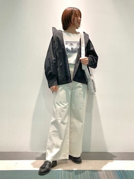「Comme　Ca　Mature（コムサマチュア）のアイテム」を使った、COMME CA ISM STAFFさん（レディース・162cm）の秋コーディネート