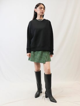 「COMME CA ISM（コムサイズム）のアイテム（アクセサリー）」を使った、COMME CA ISM STAFFさん（レディース・163cm）の秋コーディネート
