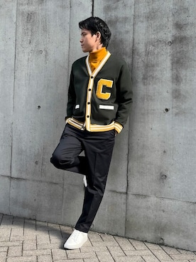 「COMME　CA COMMUNE（コムサコミューン）のアイテム」を使った、COMME CA ISM STAFFさん（メンズ・173cm）の秋コーディネート