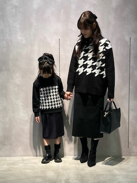 「COMME CA ISM（コムサイズム）のアイテム（ワンピース/ドレス）」を使った、COMME CA ISM STAFFさん（レディース・160cm）の冬コーディネート