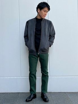 「COMME CA ISM（コムサイズム）のアイテム（ジャケット/アウター）」を使った、COMME CA ISM STAFFさん（メンズ・164cm）の冬コーディネート