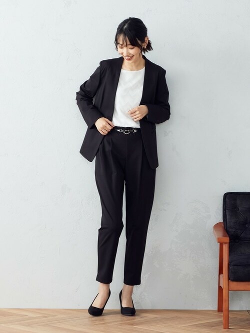 COMME CA ISM（コムサイズム） スーツ 「セットアップ対応」ノーカラー