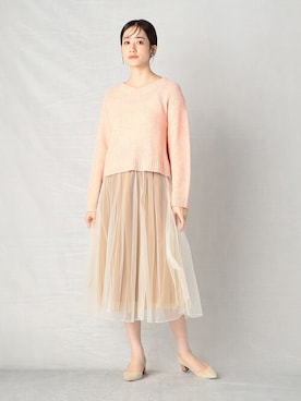 「Comme　Ca　Mature（コムサマチュア）のアイテム」を使った、COMME CA ISM STAFFさん（レディース・169cm）の冬コーディネート