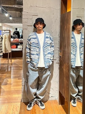 「COMME CA ISM（コムサイズム）のアイテム」を使った、COMME CA ISM STAFFさん（メンズ・175cm）の春コーディネート