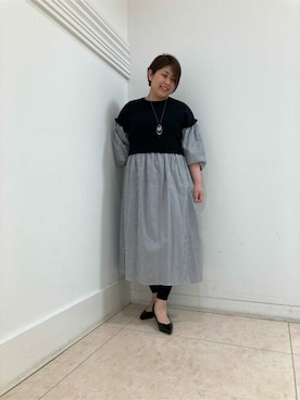 「Comme　Ca　Mature（コムサマチュア）のアイテム」を使った、COMME CA ISM STAFFさん（レディース・162cm）の春コーディネート