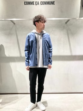 「コムサコミューン」｜COMME CA ISM STAFFさん（メンズ・167cm）の春コーディネート
