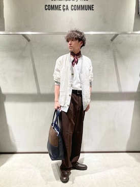 「24SS春の新作」｜COMME CA ISM STAFFさん（メンズ・167cm）の春コーディネート