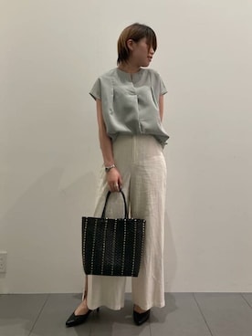 COMME CA ISM STAFFさん（レディース・158cm）の夏コーディネート
