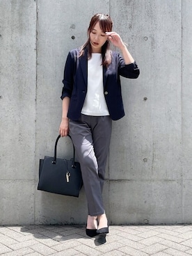 COMME CA ISM STAFFさん(レディース・164cm)の夏コーディネート