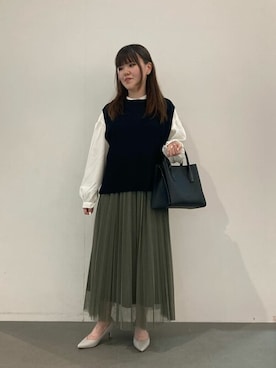 COMME CA ISM STAFFさん（レディース・155cm）の夏コーディネート