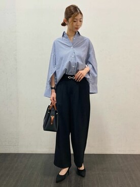 COMME CA ISM STAFFさん(レディース・167cm)の夏コーディネート