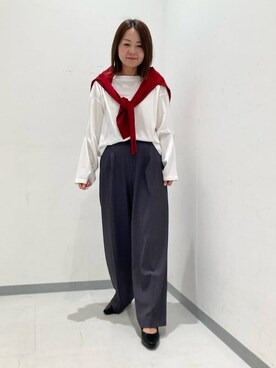 COMME CA ISM STAFFさん(レディース・155cm)の秋コーディネート
