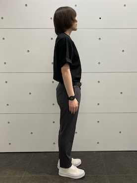 「COMME CA MEN（コムサメン）のアイテム」を使った、COMME CA ISM STAFFさん（メンズ・174cm）の秋コーディネート