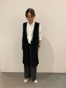 COMME CA ISM STAFFさん(レディース・156cm)の秋コーディネート