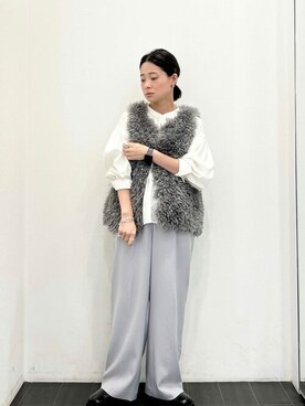 COMME CA ISM STAFFさん(レディース・157cm)の秋コーディネート