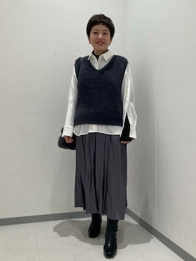 COMME CA ISM STAFFさん（レディース・155cm）の秋コーディネート
