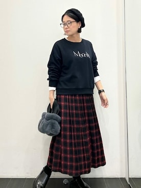 「Comme　Ca　Mature（コムサマチュア）のアイテム」を使った、COMME CA ISM STAFFさん（レディース・157cm）の秋コーディネート