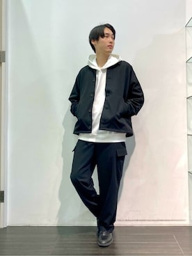 「COMME CA ISM（コムサイズム）のアイテム」を使った、COMME CA ISM STAFFさん（メンズ・168cm）の秋コーディネート