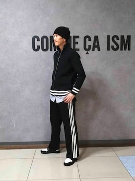 「COMME CA ISM（コムサイズム）のアイテム」を使った、COMME CA ISM STAFFさん（メンズ・181cm）の秋コーディネート