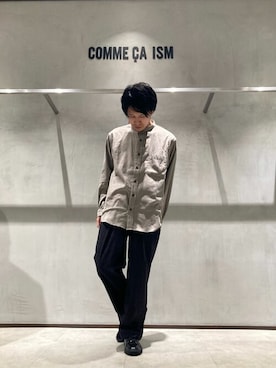 「コムサコミューン」｜COMME CA ISM STAFFさん（メンズ・162cm）の秋コーディネート
