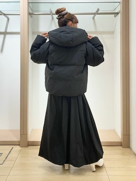 「COMME CA ISM（コムサイズム）のアイテム（ダウンジャケット/コート）」を使った、COMME CA ISM STAFFさん（レディース・151cm）の秋コーディネート