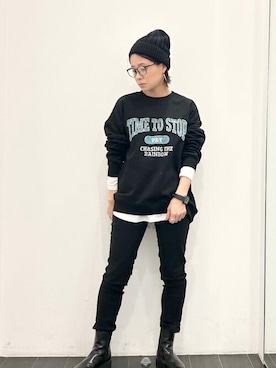 COMME CA ISM STAFFさん（レディース・157cm）の冬コーディネート