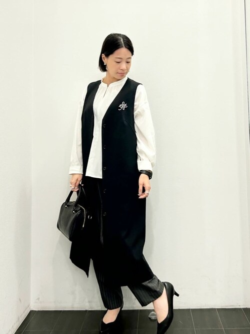 COMME CA ISM（コムサイズム） ワンピース 「セットアップ対応」 杢調