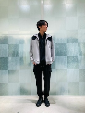 「COMME CA ISM（コムサイズム）のアイテム（ジャケット/アウター）」を使った、COMME CA ISM STAFFさん（メンズ・175cm）の冬コーディネート