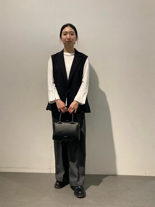Cygne ペプラムブラウス Marie ブラック※完売品 完売品】シーニュ♦︎ Marie ぺプラムブラウス♦︎ブラック 2