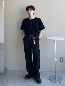 「アイテム（ベルト）」を使った、Shotaさん（メンズ・170cm・30代）の夏コーディネート