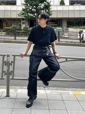 「HARE（ハレ）のアイテム（パンツ）」を使った、Shotaさん（メンズ・170cm）の春コーディネート
