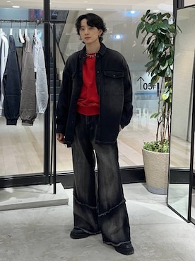 「アイテム（スウェット）」を使った、Shotaさん（メンズ・170cm・30代）の夏コーディネート